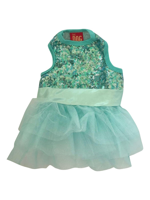 Over the Top Tricolor Sequins Tutu, Seafoam