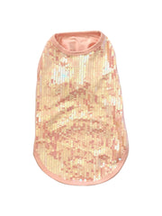 Malibu Dream Tank in Blush with Iridescent sequins