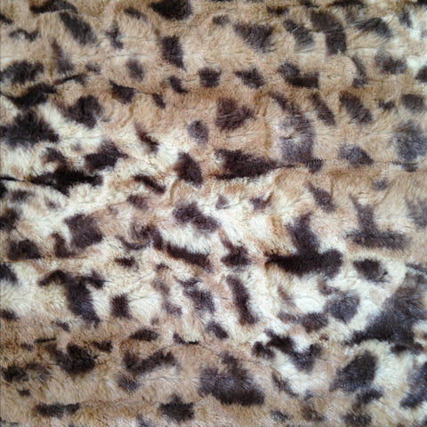 Blanket, Crushed Brown Leopard