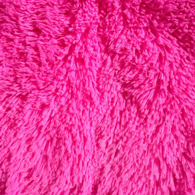 Blanket, Powder Puff in Hot Pink