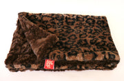 Dark Brown Leopard Minkie Binkie