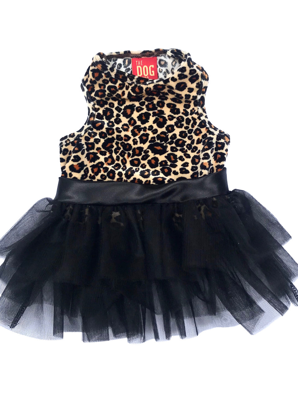Retro Leopard Velvet Tutu Dress – The Dog Squad