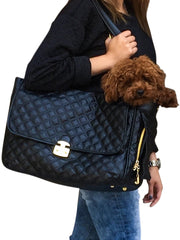 Rodeo Signature Quilted Travel Bag in Classic Black