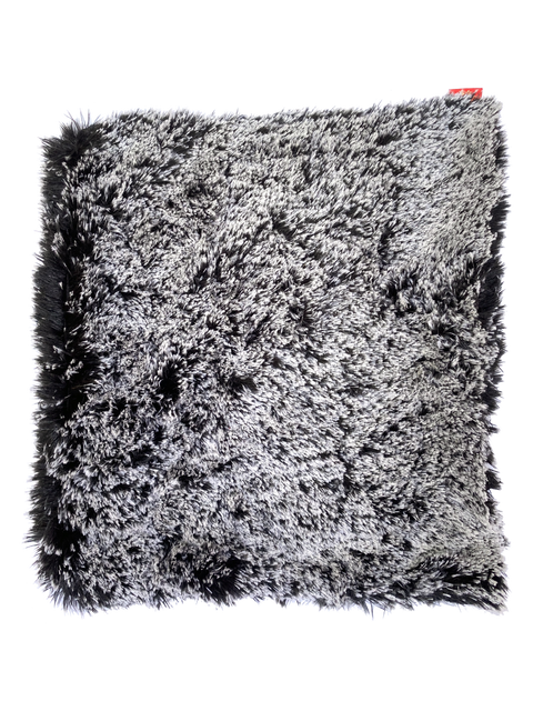 Blanket, Powder Puff-Black/white