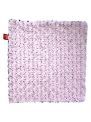 Carrier Square Blanket, Two Tone Rosebud in Pink/Grey