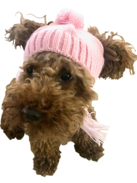 Scottish Cable knit Hat, Pink